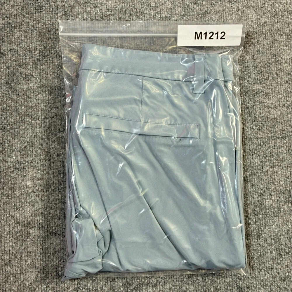 Lululemon Commission Pant Slim Mens 32 Blue Grey Excellent Performance Chino